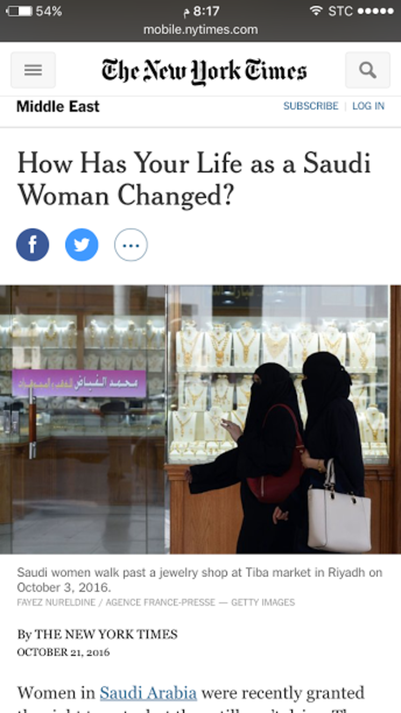 سعوديات رداً على الاستطلاع الأمريكي: لنا ولاة أمر نعود إليهم لنيل حقوقنا.. "لا نحتاجكم"